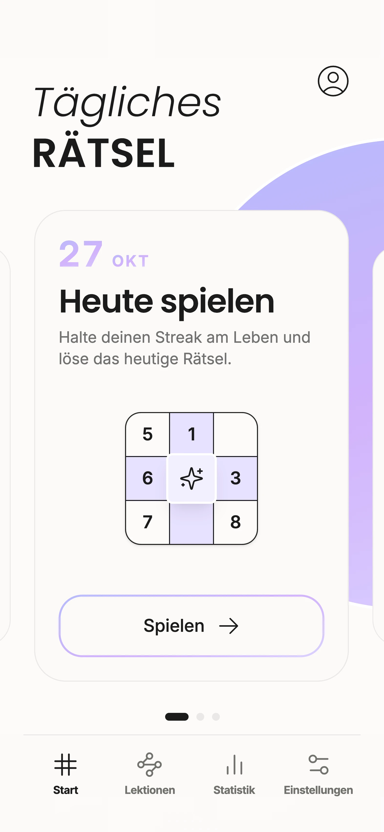 Die tägliche Challenge in Unisu