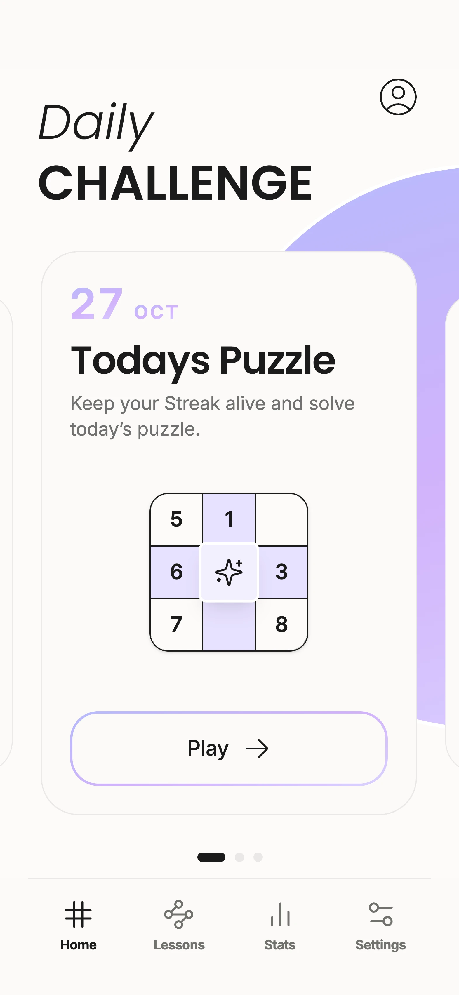 The daily challenge in Unisu