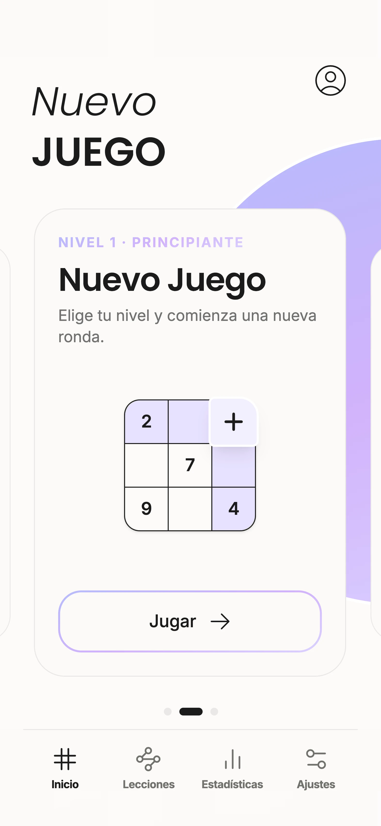 Unisu en un teléfono con Sudoku clásico